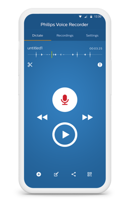 Voice recorder app