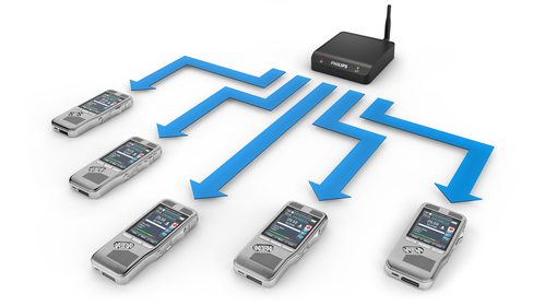 Automatic firmware updates for dictation recorders for efficient device management